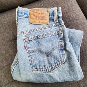 Levis 501 Jeans 28W 32L